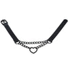 1Pcs Heart Choker With Chain Goth Collar For Girls Punk Cute Kawaii Cosplay Necklace Girl Chockers Harajuku Accessories