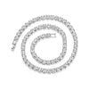 1Pcs Elegant Diamonds Choker Necklace CZ  Tennis Chain Clavicle Chain For Women Jewelry Accessories Gift