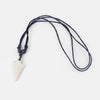 1Pcs Imitation Yak Bone Large Arrow Shark Tooth Teeth Pendant Necklace Surfer Necklace Adjustable Gift
