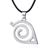 1Pcs Japanese Anime Cosplay  Akatsuki Organization Red Cloud Sign Metal  Unisex Pendant Trendy jewelry Women Men Necklace