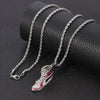 1Pcs Mini Hip-Hop Sneaker Pendant Necklace Cool Collar Male Street Style Rapper Cute Necklace Christmas Gift For Friend