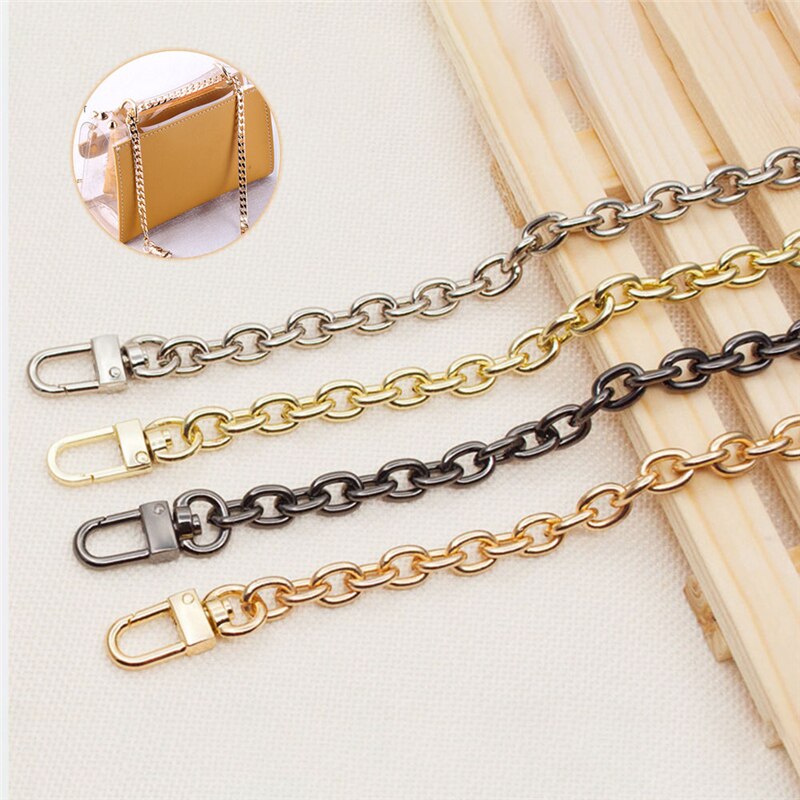 1Pcs Replacement Chain Strap Shoulder Crossbody Handbag Bag Accessories Metal Chain 100CM/120cm Light Gold/Black/Silv