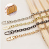1Pcs Replacement Chain Strap Shoulder Crossbody Handbag Bag Accessories Metal Chain 100CM/120cm Light Gold/Black/Silv