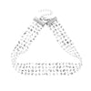 1Pcs Trendy Invisible Glitter Sequined Mesh Wide Rope Necklace Necklace Female Girl Jewelry At Wedding Party