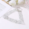 1Pcs Trendy Invisible Glitter Sequined Mesh Wide Rope Necklace Necklace Female Girl Jewelry At Wedding Party