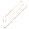 1Piece Stainless Steel Necklace Strap Lariat Lanyard Enamel Beads Chains Necklace 51cm long For Face Hanger Mask Line Decoration