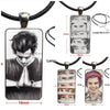 1d One Direction Sketch N Draw Necklace Long Chain With Rectangle Necklace Jewelry For Women Children