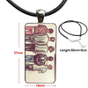 1d One Direction Sketch N Draw Necklace Long Chain With Rectangle Necklace Jewelry For Women Children
