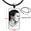1d One Direction Sketch N Draw Necklace Long Chain With Rectangle Necklace Jewelry For Women Children