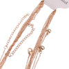 1mm 10pcs Stainless Steel Rose Gold Cut Rolo Link Cuban Chains Color 45+5CM long Necklaces choker Women/Men Pendant Bulk Sale