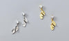 1pair Authentic Real 100% 925 Sterling Silver Fine Jewelry White CZ Leaf Branch Tassel dangle Earrings gtle2245