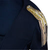 1pair Blazer Shoulder Beaded Tassel Chain Suit Epaulet Punk Fringe Tassel Rhinestones Shoulder Badge for Military Costume Party