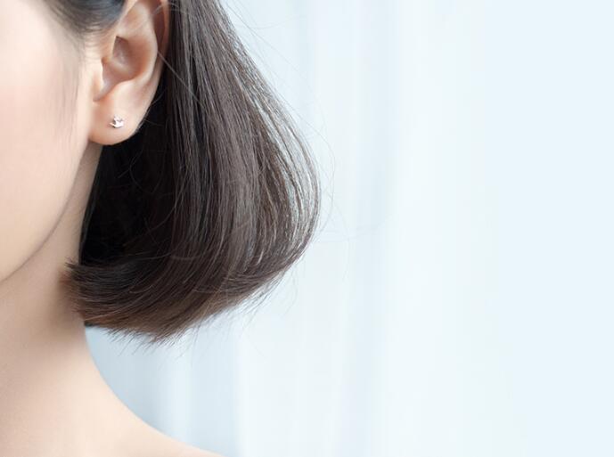 1pair Small Tinny 6mm*4mm Cute REAL. 925 Sterling SIlver Fine Jewelry Golden/ white Princess Crown Stud Earrings GTLE2232