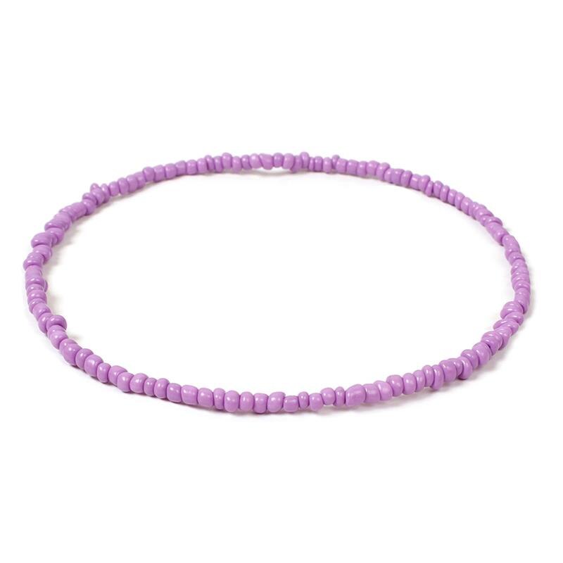 1pc Bohemian Style Bead Decor Necklace Choker Handmade Cute Bohemia Bead Choker Necklace Jewelry Accessories For Beach