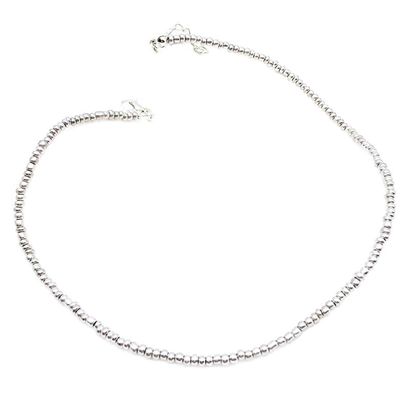 1pc Bohemian Style Beaded Necklace Adjustable Clavicle Necklace Boho Necklace For Women Girls Jewelry Accessories Party Dress Up