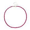 1pc Bohemian Style Ladies Choker Necklace Creative Bohemian Beaded Necklace Bead Choker Jewelry Accessories