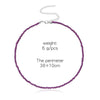 1pc Bohemian Style Ladies Choker Necklace Creative Bohemian Beaded Necklace Bead Choker Jewelry Accessories