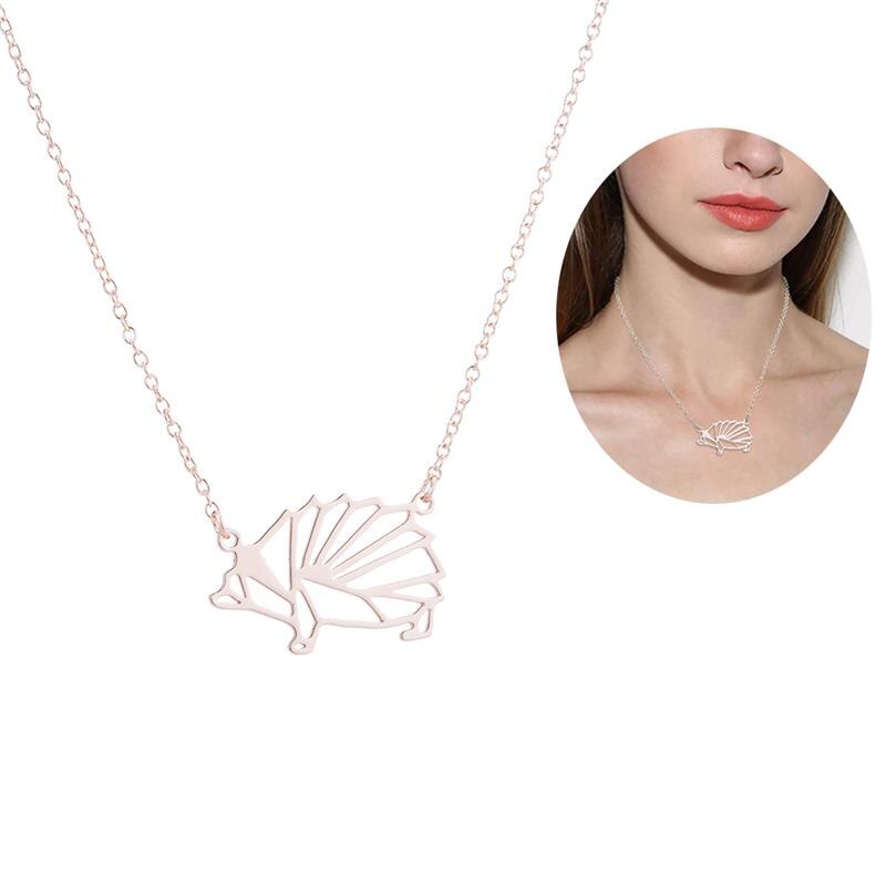 1pc Charm Necklace Cute Hedgehog Decor Creative Pendant Necklace Jewelry Necklace Clothing Accessories