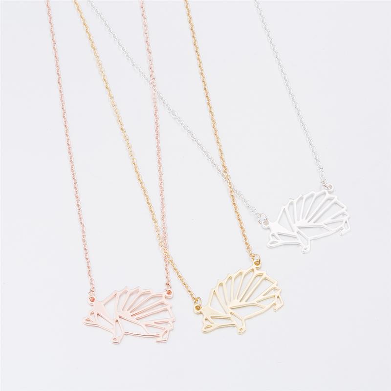 1pc Charm Necklace Cute Hedgehog Decor Creative Pendant Necklace Jewelry Necklace Clothing Accessories