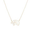 1pc Charm Necklace Cute Hedgehog Decor Creative Pendant Necklace Jewelry Necklace Clothing Accessories