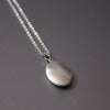 1pc Cute Oval Shell Po Frame Pendant Necklace Stainless Steel Charms Locket Necklaces Women Men  Memorial Jewelry