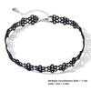 1pc Elegant Women Choker Creative Lace Flower Decor Choker Clavicle Necklace For Women Ladies Girls Jewelry Accessories