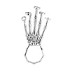 1pc Hand Skull Skeleton Bracelet Punk Titanium Steel Hand Bone Versatile Bangle Unisex Ajustable Chain Bracelets Hallowen Party