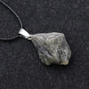 1pc Healing Nugget Mineral Stone Pendulum Natural Agates Amethysts Labradorite Fluorite Quartz Pendant Necklace Choker Women Men