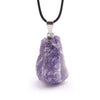 1pc Healing Nugget Mineral Stone Pendulum Natural Agates Amethysts Labradorite Fluorite Quartz Pendant Necklace Choker Women Men