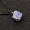 1pc Healing Nugget Mineral Stone Pendulum Natural Agates Amethysts Labradorite Fluorite Quartz Pendant Necklace Choker Women Men