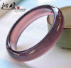 1pc Natural Ice thoroughly Chalcedony Stone jade gr 58mm Bracelet Bangle