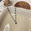 1pc Love Heart Necklaces Vintage Punk Jewelry Short Necklaces Women Girls Gifts 2022 New
