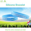 1pc Russia soccer game power balance wristband blue silicone gym band personalised bracelets & bangles