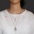 1pc Silver Plated Mexican Style Catholic Sacred Heart & Cross Charm Rosary Necklace DIY Handmade Jewelry Crafts Gift For Woman