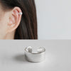 1pcs 925 Silver Clip Earrings Fashion Simple Ear Cuff Clip Earring without Piercing for Women