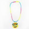 1pcs selling children's jewelry PVC Unicorn baby Rainbow Necklace Silicone Collar Cartoon pendant necklace