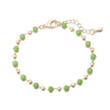 1pcs Black/Red/Pink/Light Green Crystal Beaded Bracelets Stainless Steel Extender Chain Rhinestone Bracelet For Women Jewelry
