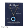1pcs Blue Evil Eye Necklace Pendants For Women Personality Party Decoration 2021 Trend Jewelry 45cm