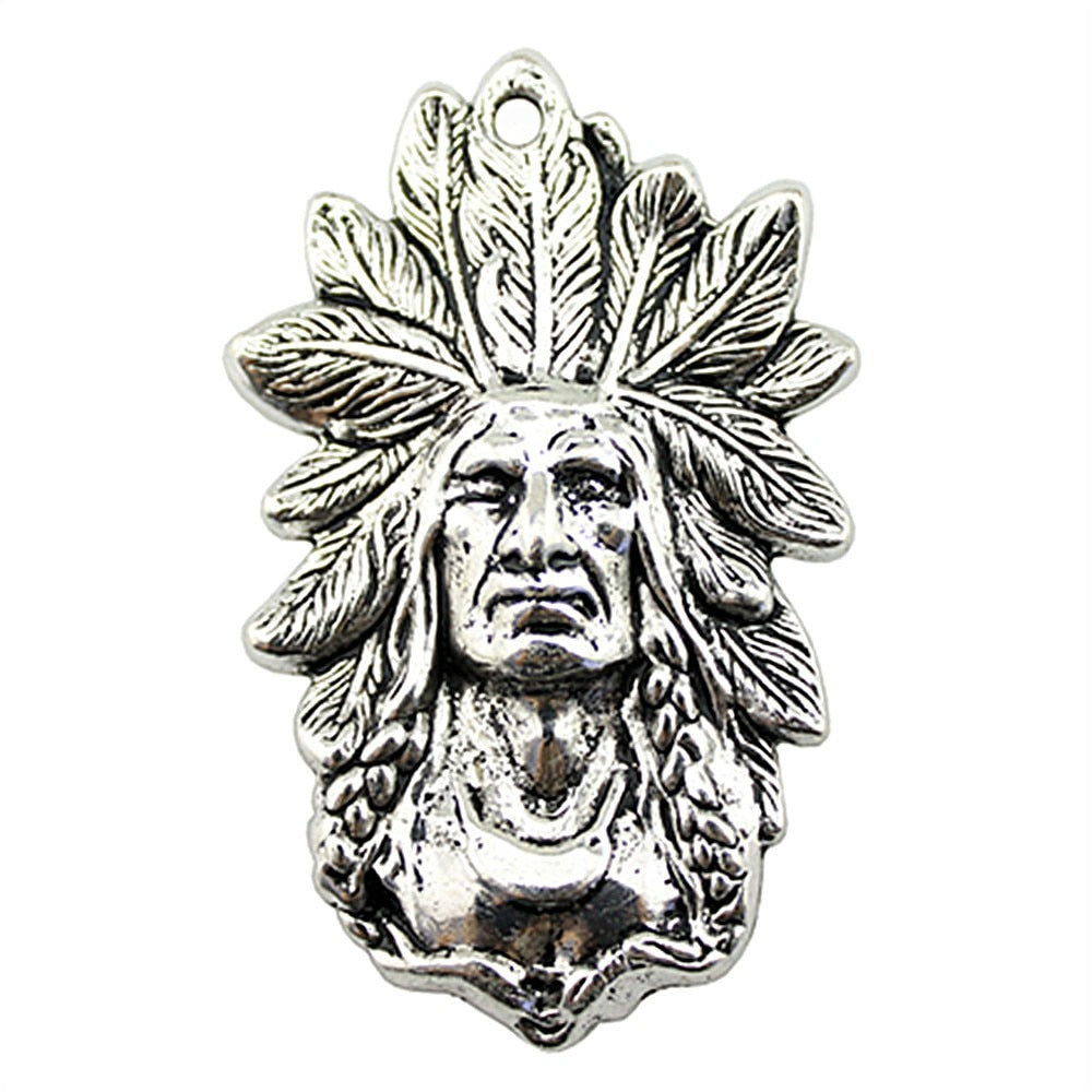 3pcs-58-35mm-antique-silver-color-Indian-chief-charms