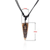1pcs Faux Yak Bone Tooth/Teeth Pendant Necklace Carve Tribal Leaders ChieftainResin Tooth Charms Wax Cotton Cord Tribal Necklace