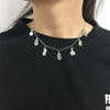 1pcs Hip Hop Dollar Pendant Necklace Punk Dollar Banknote Money Pendant Chain Choker Collar Jewelry For Women Clavicle Necklace