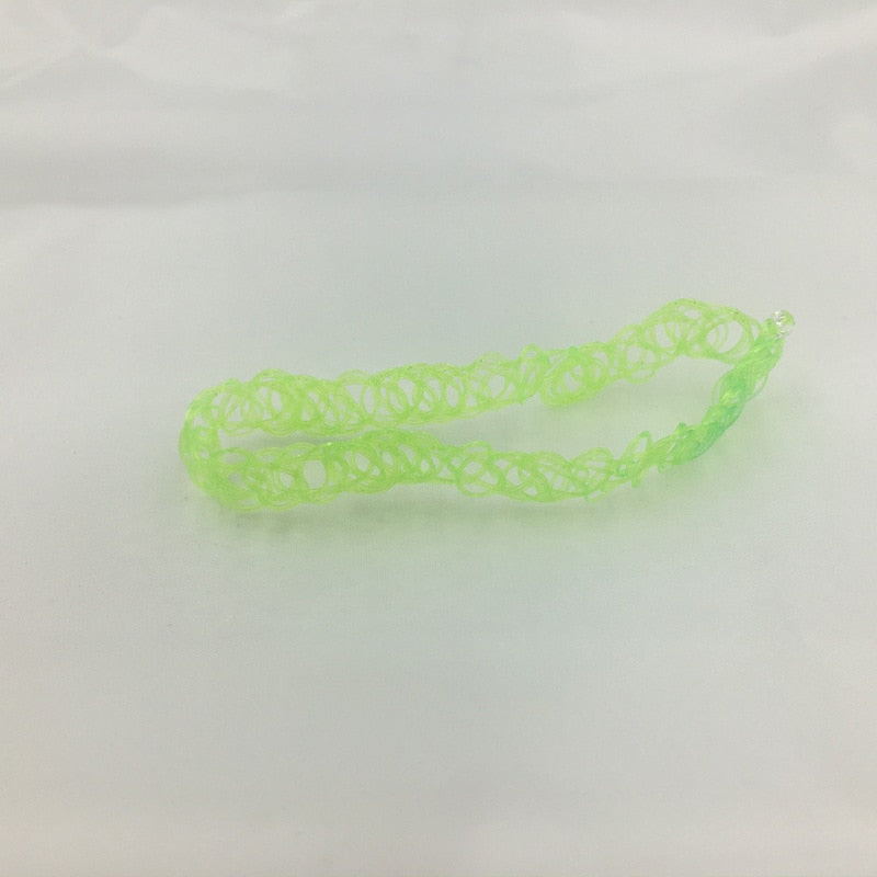 1pcs Sell Choker Necklaces Colorful Chokers Necklace Beach Jewelry Water Drop Circular Cobwebbing Clavicle