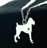 1pcs stainless steel animal Boxer Dog necklace for dog lover