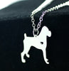1pcs stainless steel animal Boxer Dog necklace for dog lover
