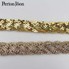 1yard  Cross around tape rhinestones trim crystal metal chain welding webbing for dress, bag, shoes accesso ML022