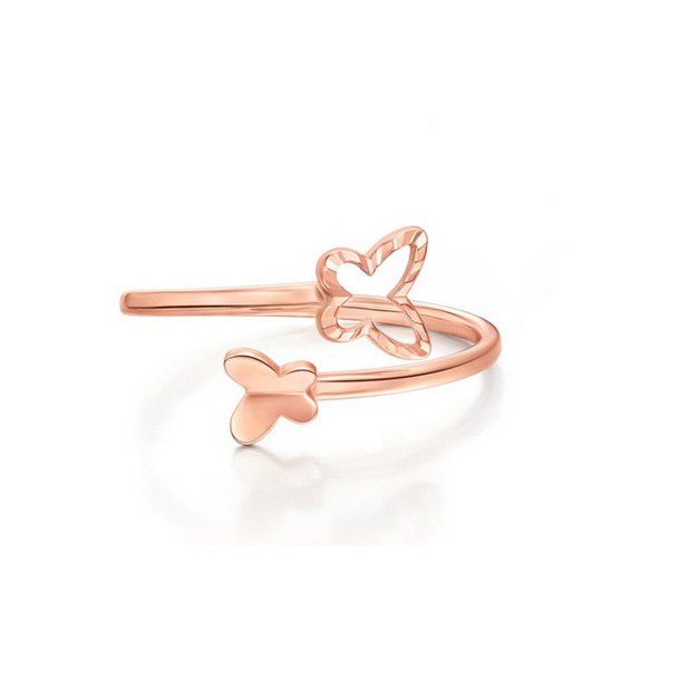 2 Color 3 Style Butterfly Star Ring 925 Sterling Silver For Women Jewelry