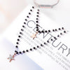 2 Layer Beads Chain Necklace Gold Silvery Stainless Steel Star Pendent Necklaces for Woman 2022 Dainty Jewelry Accessory