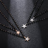 2 Layer Beads Chain Necklace Gold Silvery Stainless Steel Star Pendent Necklaces for Woman 2022 Dainty Jewelry Accessory