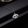 2 Multilayer Crystal Pendant Necklace for Women Black Beads Chain Blue Evil Eye Choker Necklaces Jewelry 2022 New