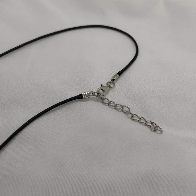 2 PCs/Set Couple Necklace for Women and Men Silver color Heart Pendant Paired Necklace Necklace Gifts for Women